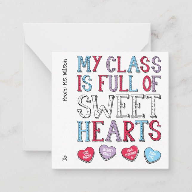 Cartão De Notas Meu Aluno É Cheio De Namorados No Dia Dos Namorado (Frente)