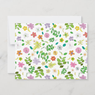Cartão De Notas Meu Design de Flor 6