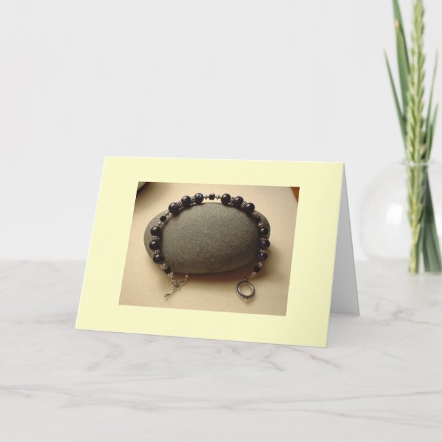 Cartão De Notas Miçanga pelo papel de carta 3 de Sara (Frente)