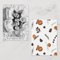 Mini Laranja Feliz Natal - Foto Preta e Branca