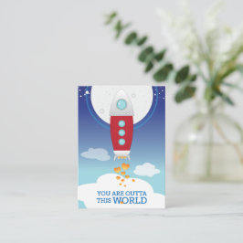 Cartão De Notas Mini Namorados | Você Está Fora Deste Mundo