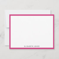 Mínimo Clássico Moderno Magenta Rosa Simples