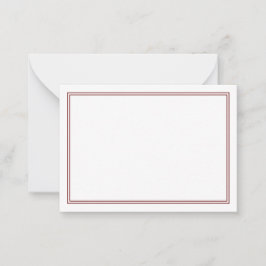 Cartão De Notas Mínimo - Dois Marões de Fronteira