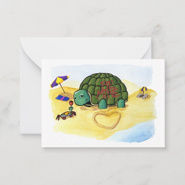 Cartão De Notas Miniplacas Turtle Casanova (Frente)