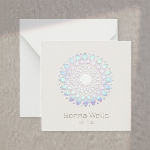 Cartão De Notas Modern Floral Lotus Mandala