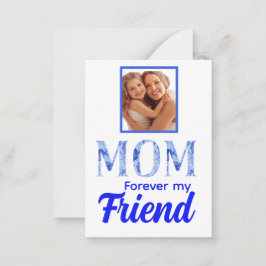 Cartão De Notas Moderno Dia das Mães Elegante|Amigo para Sempre