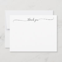 Moderno Elegante Script Chic Obrigado Caligrafia