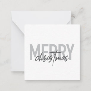 Cartão De Notas Moderno, simples, design urbano legal de Natal Fel