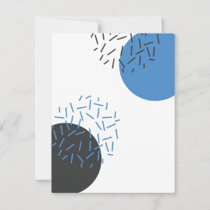 Cartão De Notas Moderno, simples, legal, abstrato, padrão gráfico
