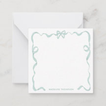 Moldura de Fita de Arco Verde Menta Fofa e Feminin