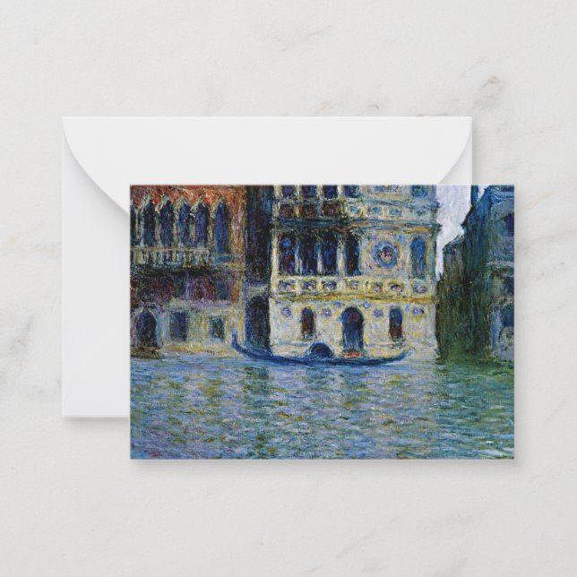 Cartão De Notas Monet - Palazzo Dario (Frente)