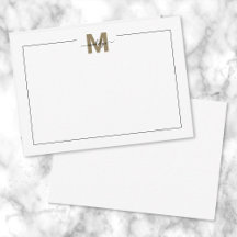 Monograma de Nome em Caligrafia Script Dourado Pre