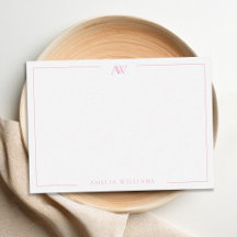 Monograma Elegante Minimalista Moderno