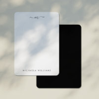 Monograma Inicial e Nome Manuscritos Modernos