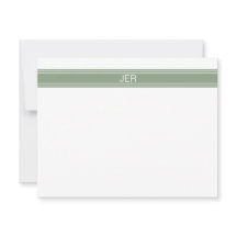 Monograma Minimalista Moderna em Verde Sage Person