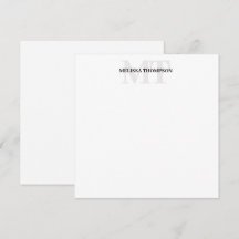 Monograma Moderno Mínimo Personalizado