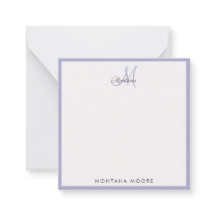 Monograma Moderno Simples Girly Peri Roxo