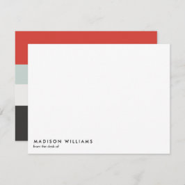 Cartão De Notas monograma,nome,