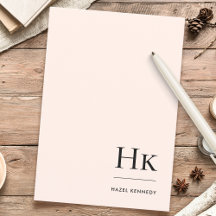 Monograma Simples Elegante Mínimo Monograma Social