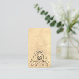 Cartão De Notas monster lion medieval