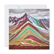 Montanhas arco-íris, também conhecidas como Montañ