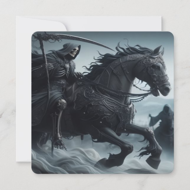 Cartão De Notas Morte Categorizada (Frente)