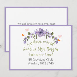 Cartão De Notas Movimentamos Novo Endereço