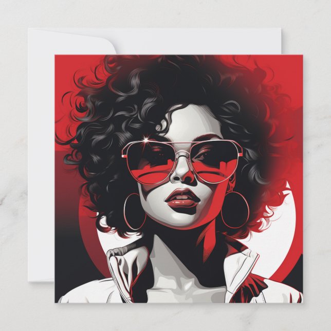 Cartão De Notas Mudanças Modernas: Capacitar as Mulheres na Pop (Frente)