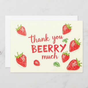 Cartão De Notas Muito Obrigado, Berry Card