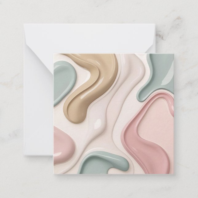 Cartão De Notas Multi purpose note card in stylish graphic (Frente)