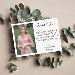 Cartão De Notas na moda obrigado sua doce foto 16