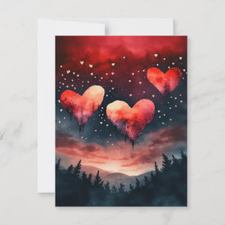 Cartão De Notas Namorados AI maravilhoso