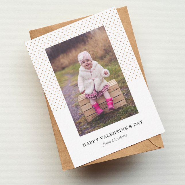 Cartão De Notas Namorados de Fotografias do Petite Heart (Criador carregado)