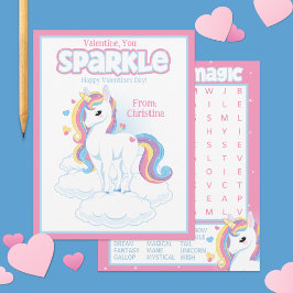 Cartão De Notas Namorados do Sparkle Classroom Dia de os namorados