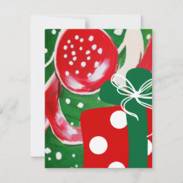 Cartão De Notas Natal presente