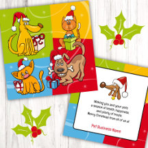 Negócios de Pet Natal Cachorro Gato 