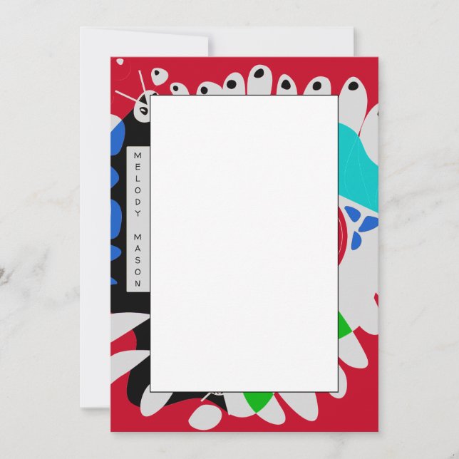 Cartão De Notas Ninho de Pássaro - Nome Personalizado da Cinza Ver (Frente)