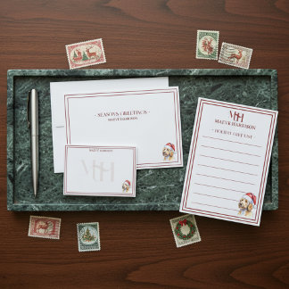 Cartão De Notas Nome Personalizado Desenho de Ouro Desenho de Mão