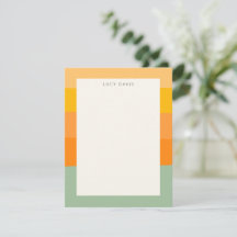 Nome Personalizado Listras Pastel Suave Terroso