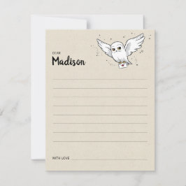 Cartão De Notas Nota de Cápsula do Tempo do Chá de Bebê do HARRY P