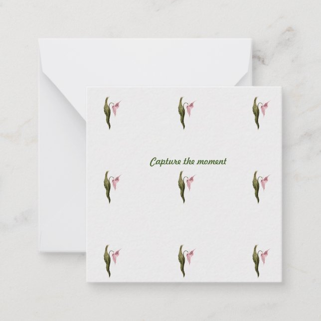 Cartão De Notas Nota plana (Frente)