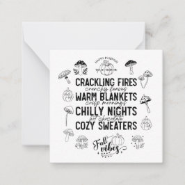 Cartão De Notas Note Card