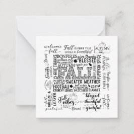 Cartão De Notas Note Card