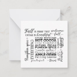 Cartão De Notas Note Card