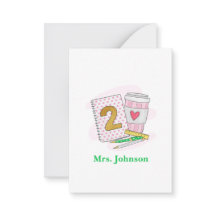 Notebook de segundo grau professor cor-de-rosa