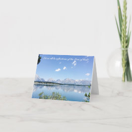 Cartão De Notas Notecard Inspiron com Paisagem