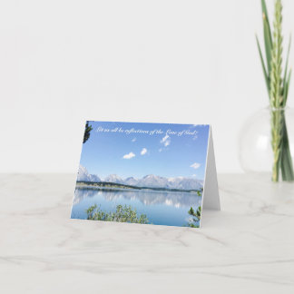 Cartão De Notas Notecard Inspiron com Paisagem