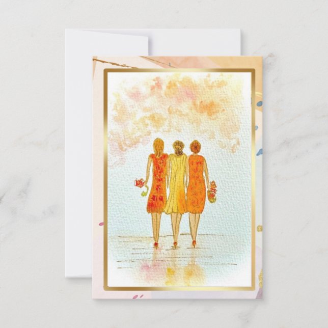 Cartão De Notas Notecard melhor junto (Frente)