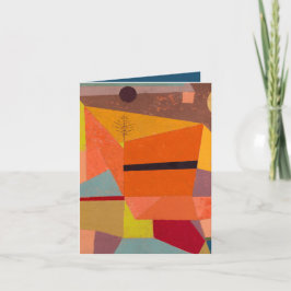 CARTÃO DE NOTAS NOTECARD: PAUL KLEE: PAISAGEM DE MONTANHA