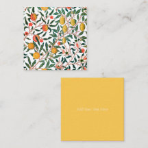 NOTECARD: WILLIAM MORRIS; POMEGRANATOS